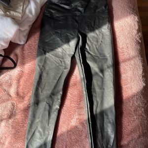 Faux leather leggings